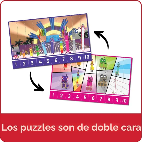 Miniatura 4 de hand2mind Juego de rompecabezas de secuencia Numberblocks, Tarjetas de secuencia, Juego de emparejar, Juguetes matemáticos, Juguetes educativos