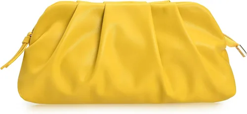 Miniatura 15 de CHARMING TAILOR Bolso tipo sobre elegante de cuero vegano suave con pliegues de PU para mujer