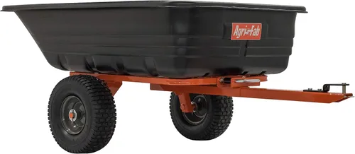 Miniatura 14 de Agri-Fab Inc 45-0554, carro de volteo de acero para ATV/UTV de 1,250 libras, naranja/negro