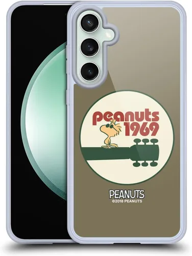 Miniatura 210 de Head Case Designs Funda de gel Woodstock 50th con licencia oficial de Peanuts Snoopy Guitar 1969 [protección de grado militar] compatible