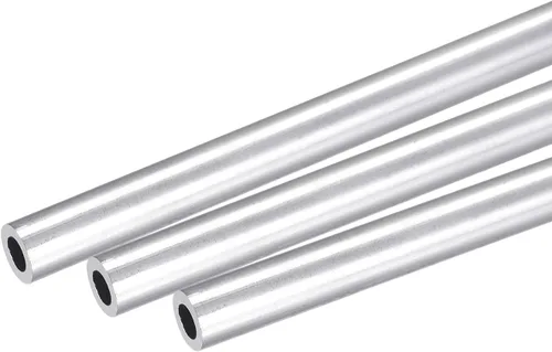 Miniatura 22 de uxcell 6063 Tubo redondo de aluminio 0.315 in OD 0.157 in Diámetro interior 9.843 in Longitud Tubería 3 PC