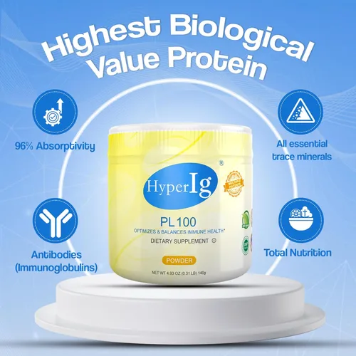 Miniatura 5 de Proteína de huevo en polvo PL-100, suplemento hiperinmune de huevo, 4.94 oz – Apoyo inmunológico, bienestar digestivo, energía y fuerza muscular