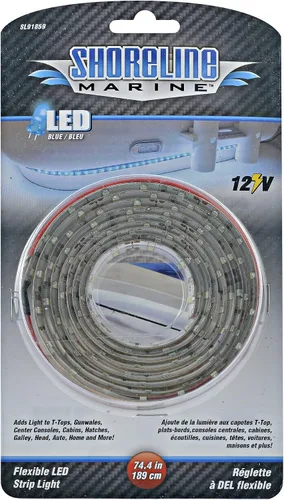 Miniatura 2 de Shoreline Marine Luz LED flexible, 74.4 pulgadas, azul