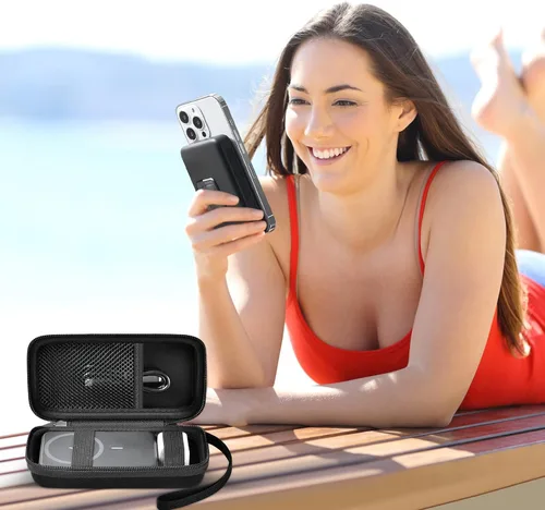 Miniatura 6 de Estuche para la batería magnética Anker de 10,000 mAh, cargador portátil inalámbrico plegable, soporte para 633/622/621/321 de 5,000 mAh Power Bank