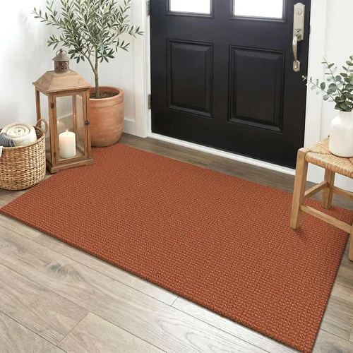 Miniatura 196 de EARTHALL Alfombra de pasillo 3x14 pies, alfombras lavables extra largas para pasillos, tejidas, antideslizante, alfombra trenzada para entrada
