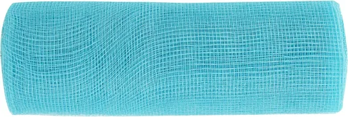 Miniatura 5 de MEEDEE Malla Decorativa Azul Claro Rollos de 10 Pulgadas Rollos de Malla Decorativa Turquesa Cinta de Malla Básica para Árbol de Navidad, Guirnalda