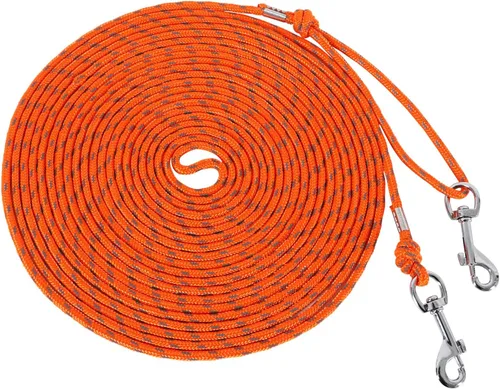 Miniatura 12 de Correa reflectante para gatos, cable para gatos de 15 pies, a prueba de escape, para caminar, patio, correa segura y duradera para jugar al aire