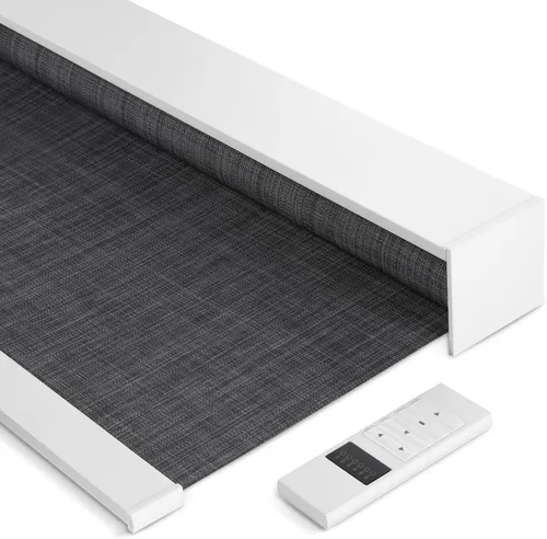 Miniatura 10 de Tipiace Persianas Motorizadas con Control Remoto Persiana Enrollable de Ventana Motor Recargable Inalámbrico Tela Popular Sunshine para Oficina y 1%