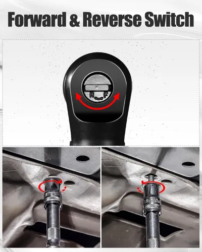 Miniatura 3 de AVID POWER Llave de trinquete eléctrica inalámbrica de 3/8", 44.2 pies-libras Kit de llave de trinquete eléctrica de 12V con dos baterías de 2.0Ah