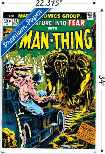 Miniatura 3 de Trends International Marvel Comics: Man-Thing #16 - Póster de pared, 34 pulgadas de largo x 22.4 W, versión premium sin marco