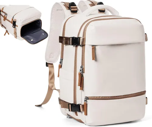 Miniatura 10 de Mochila de viaje Suwasp para mujer aprobada por aerolíneas, equipaje de mano aprobado para vuelos, mochila para hombre, Negro, Mediana, Moderno