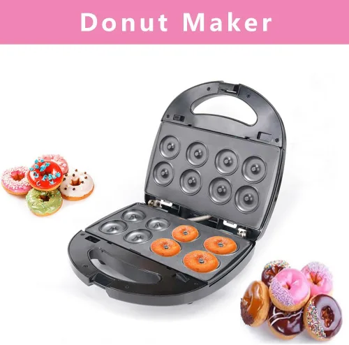 Miniatura 3 de Máquina eléctrica de gofres tipo sándwich 3 en 1, tostadora de postre Panini con 3 platos antiadherentes extraíbles, juego de hierro intercambiable