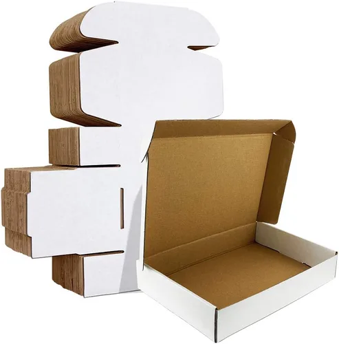 Miniatura 18 de HORLIMER Paquete de 40 cajas de envío de 5 x 5 x 5, caja de cartón corrugado blanco para correo, embalaje, pequeñas empresas