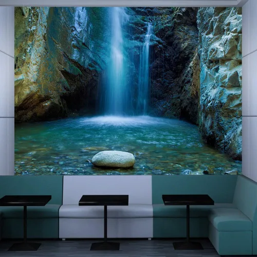 Miniatura 8 de artgeist Mural de Pared Cascada 135x106 pulgadas - Papel Tapiz Autoadhesivo XXL Despegar y Pegar Removible Adhesivo Grande Lámina Decoración de #08