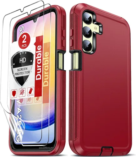 Miniatura 33 de LeYi Funda compatible con Samsumg Galaxy A05 4G: Galaxy A05 4G con resistente a los golpes, 3 en 1 de cuerpo completo, protección resistente