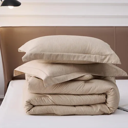 Miniatura 217 de Bedsure Juego de edredón Twin/Twin XL, ropa de cama suave beige para todas las estaciones, juego de cama teñido catiónico, 2 piezas, 1 edredón