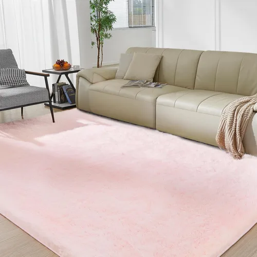 Miniatura 23 de Alfombra ultra suave para sala de estar, alfombra mullida de área 4X6 para dormitorio, alfombras modernas de pelo largo, alfombra suave