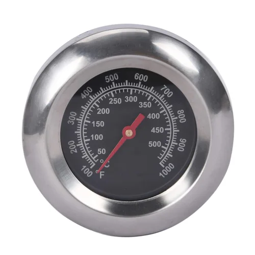 Miniatura 6 de GasSaf 2 3/8" barbacoa de acero inoxidable parrilla de carbón de madera ahumador de temperatura Pit termómetro Fahrenheit e indicador de calor