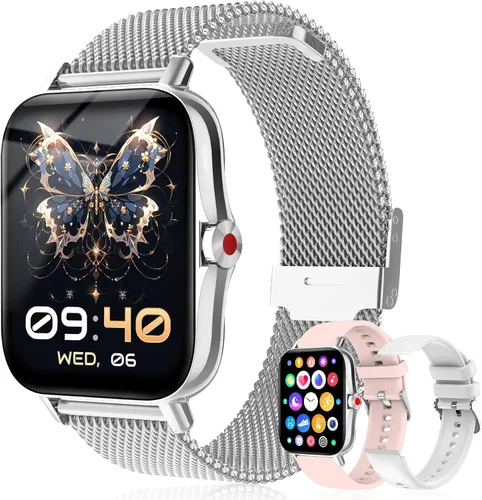 Miniatura 12 de Reloj inteligente para hombres y mujeres, rastreador de fitness HD de 1.85 pulgadas (respuesta/hacer llamadas/mensajes), más de 130 modos deportivos