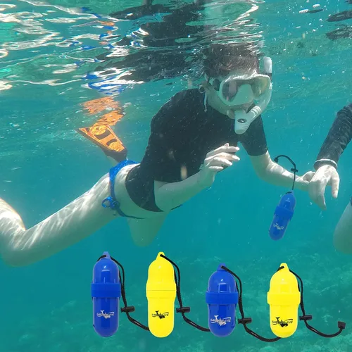 Miniatura 5 de Caja seca cilíndrica con cordón, contenedor impermeable, soporte hermético para llaves, para esnórquel, barco, kayak, buceo y actividades acuáticas