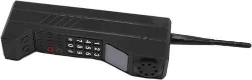 Shanrya Adornos de teléfono móvil en ladrillo retro colorido hierro vibrante retro a prueba de goteo modelo de teléfono móvil anticuado aspecto