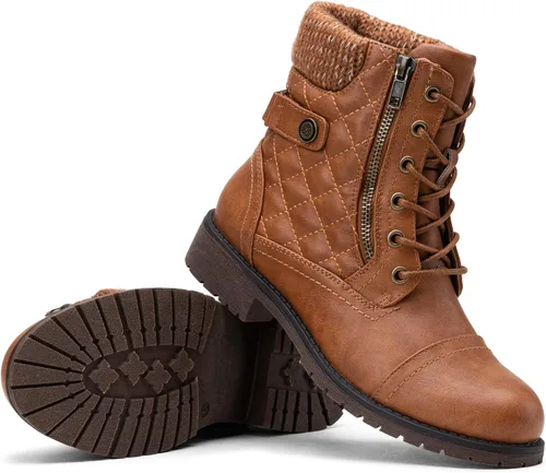 Miniatura 8 de Vepose Botines con estilo de combate, a la moda, para mujer