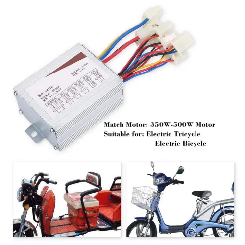 Miniatura 2 de Motor cepillado controlador 36 V 500 W controlador de velocidad del vehículo Motor de cepillo 36 V Controlador de velocidades variables para scooter