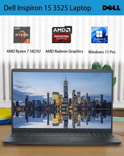 Miniatura 2 de Dell Inspiron 3525 - Laptop empresarial, 15.6 pulgadas FHD, AMD Ryzen 7 5825U, Windows 11 Pro, 32 GB de RAM, SSD de 1 TB, Wi-Fi, HDMI, Bluetooth