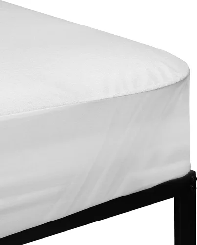 Miniatura 7 de EMMA + OLIVER Protector de colchón hipoalergénico 100% impermeable, lavable a máquina, parte superior de algodón liso, sin vinilo