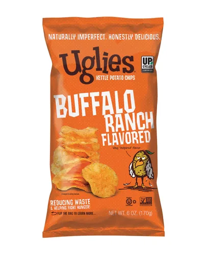 Miniatura 8 de UGLIES Patatas fritas cocidas en hervidor de agua, aperitivos sin gluten, patatas fritas Kosher, aperitivos sin OMG para niños u oficina, aperitivos