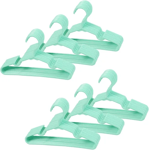 Miniatura 25 de 100 perchas antideslizantes para ropa de recién nacidos, para ropa de recién nacidos, para niños, niñas y niños pequeños
