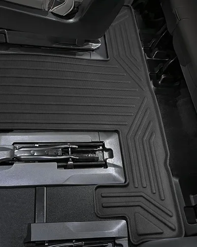Miniatura 6 de BAMACAR para GMC Yukon para Chevrolet Chevy Tahoe 2021-2025 2026 Alfombrillas de Piso y Forro de Carga (7 Asientos), para Yukon Denali (No XL)