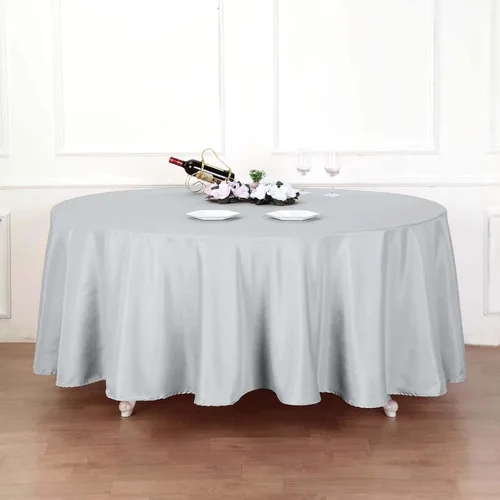 Miniatura 113 de Efavormart - 5 manteles rectangulares de poliéster blanco de 60 x 102 pulgadas, para banquetes, bodas, fiestas, restaurantes
