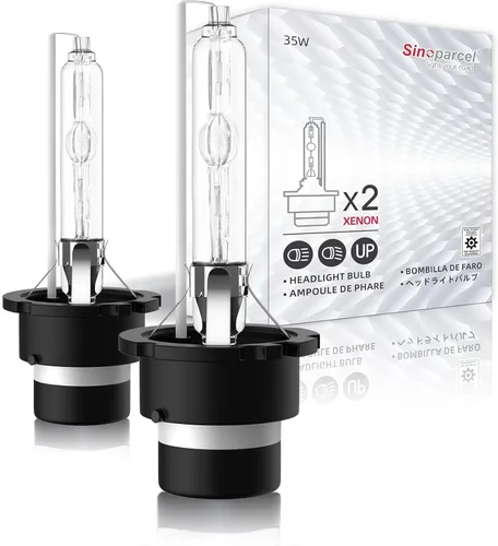 Miniatura 17 de Sinoparcel Bombilla HID de xenón D1S/D1R para faros delanteros – 8000 K 35 W haz alto y bajo 66144 66140 85140 85415, etc. Luces de repuesto