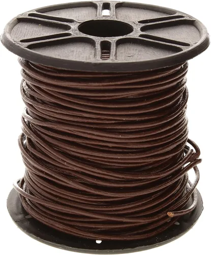 Miniatura 56 de The Beadsmith Cordón de cuero – Negro – Bobina de 0.039 in – 5 yardas/14.8 ft – Tanga de cuero indio ideal para trenzar, cuentas, collares, cordones