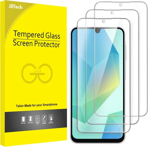 Miniatura 15 de JETech Protector de pantalla para Samsung Galaxy A53 5G / A52 / A52 5G / A52s 5G, película de vidrio templado 9H, antiarañazos, transparente HD