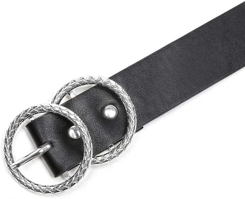 Miniatura 5 de Earnda Cinturón de piel sintética suave para mujer, para usar con jeans o vestido