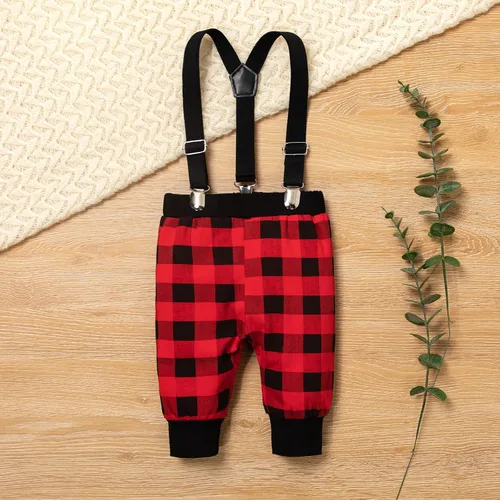 Miniatura 3 de Conjunto de 4 piezas de ropa de Navidad para bebé, niña y niño, mi primera Navidad, 0-18 meses