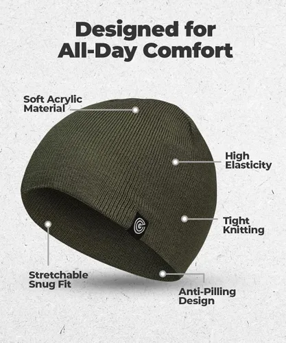 Miniatura 4 de Gorro original Gorro de punto suave Cálido y duradero
