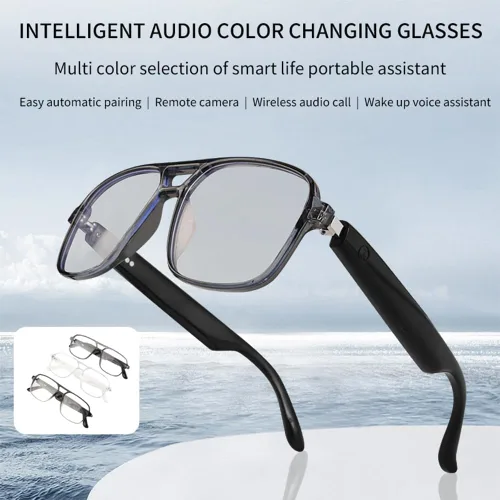Miniatura 2 de Piluyaa Lentes de sol inteligentes con audio Bluetooth para hombres y mujeres con altavoces estéreo duales, música de oído abierto y llamadas HD