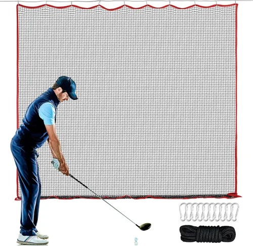Red de Golf, 10 pies, 15 pies, 20 pies Red Deportiva - Red de Práctica Multi-Deportiva de Servicio Pesado y Alto Impacto para Golf, Béisbol, Fútbol,