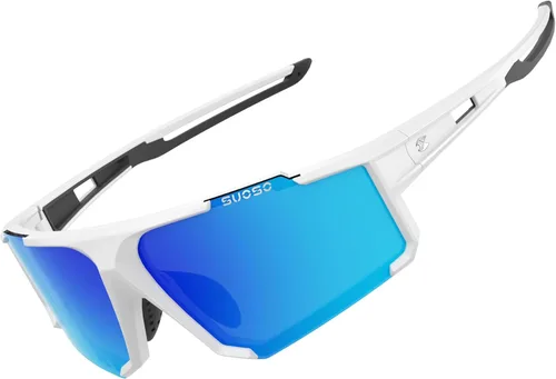 Miniatura 14 de suoso Gafas de sol deportivas de ciclismo para hombre: gafas de sol polarizadas ligeras con protección UV para jóvenes, béisbol, softbol, correr