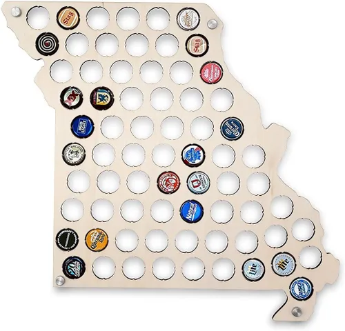 Miniatura 28 de Torched Mapa de tapa de cerveza de Virginia Occidental, soporte de tapa de cerveza de los Estados Unidos, decoración de pared, regalo para amantes