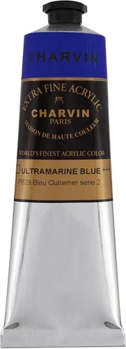Miniatura 57 de Charvin Pintura acrílica profesional extrafina – verde absenta, tubo de 2.1 fl oz, pigmentos de triple fresado, resistente a la luz, pinturas