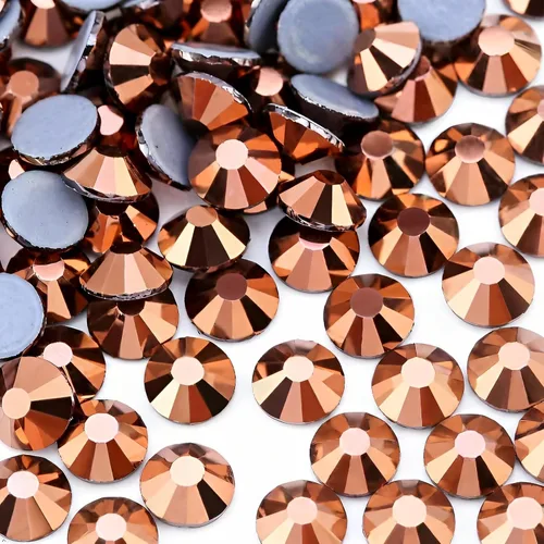 Miniatura 28 de Hot Fix - Diamantes de imitación de cristal con parte trasera plana, gemas de diamantes de imitación de 0.189 in