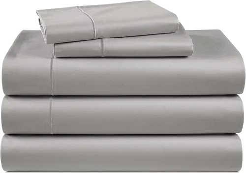 Miniatura 86 de Lane Linen Sábanas 100% de algodón egipcio, tamaño King, naturalmente transpirables y duraderas, cómodas para el invierno, ultra suaves, comodidad