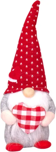 Miniatura 10 de Ochine Decoraciones de peluche de gnomo para el día de San Valentín, decoración del día de San Valentín, elfo escandinavo, sueco, Tomte, Navidad