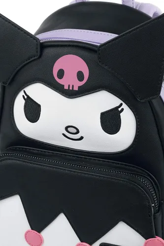 Miniatura 4 de Loungefly Sanrio Hello Kitty Kuromi Cosplay - Bolso de hombro con doble correa para mujer, Negro -, Classic