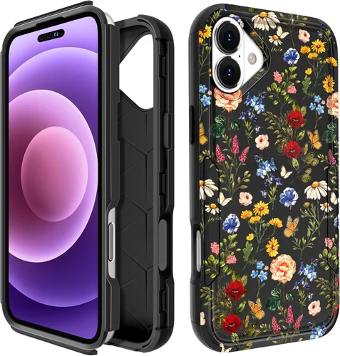 Miniatura 24 de para iPhone 11 - Funda para mujeres y niñas, diseño único estético, mariposa azul kawaii para adolescentes, funda protectora resistente, dura, a