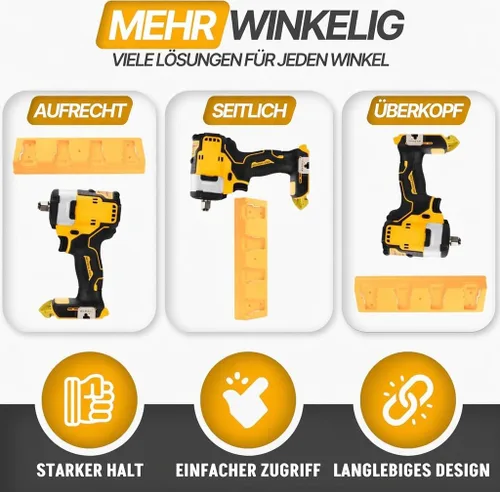 Miniatura 4 de DeWalt Paquete de 4 Soportes de Herramientas y Batería para Herramientas de 20V